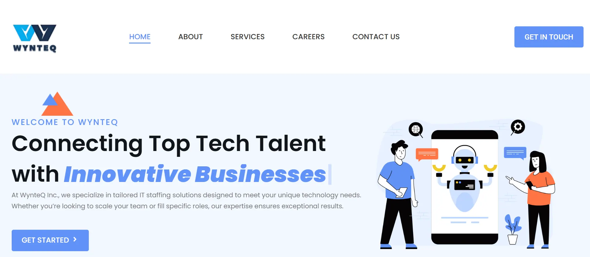 Wynteq website cover